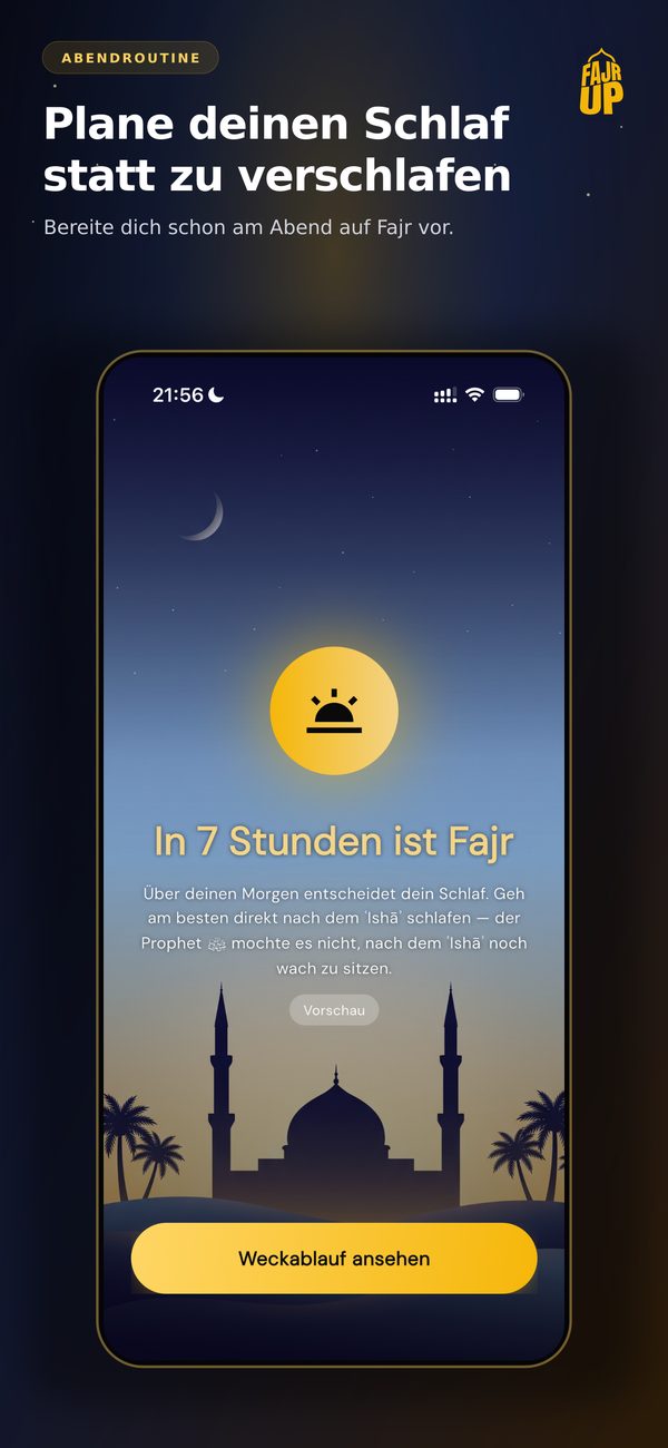 Abendroutine